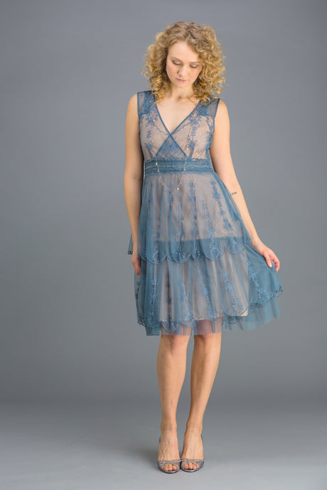 Nataya Gianna AL-235  Sapphire Dress