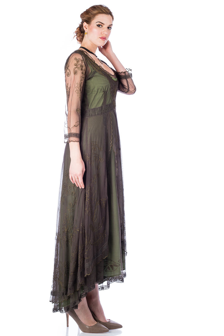 Nataya 40163 Downton Abbey Emerald Tea Party Gown Natayarack Nataya 40163 Downton Abbey Emerald Tea Party Gown Natayarack