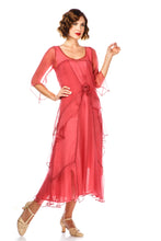 Great Gatsby Party Dress in Rose Blossom by Nataya