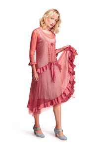 Rosalie Southwest Charm Dress in Mauve by Nataya