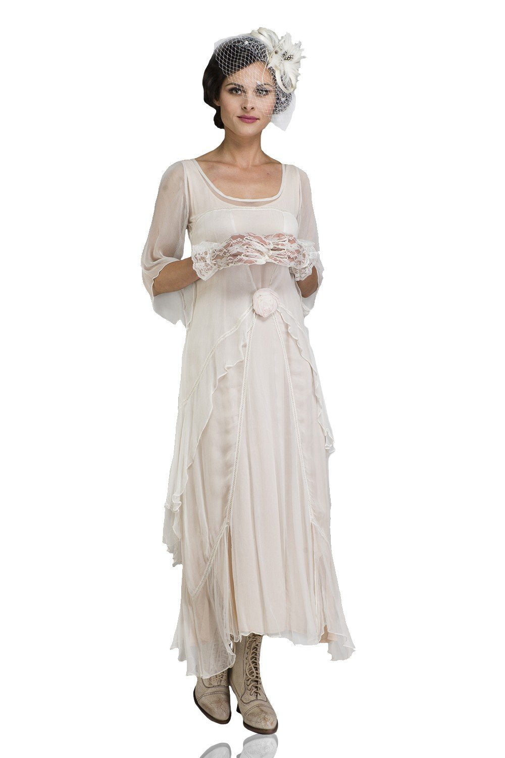 Nataya Great Gatsby 10709 Dress in Ivory
