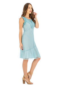 Nataya Stella AL-632 Turquoise Dress