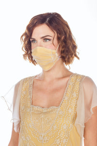 Breathable Dressy Face Mask in Lemon by Nataya