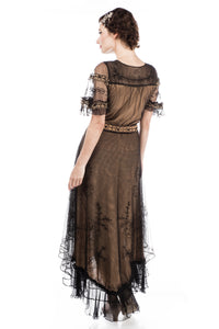   Kayla-1920s-Titanic-Style-Dress-in-Black-Gold-by-Nataya-back