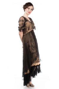 Kayla-1920s-Titanic-Style-Dress-in-Black-Gold-by-Nataya-side