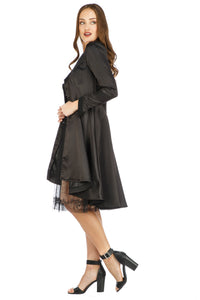 Nataya AL-433 Vintage Inspired Jacket in Black