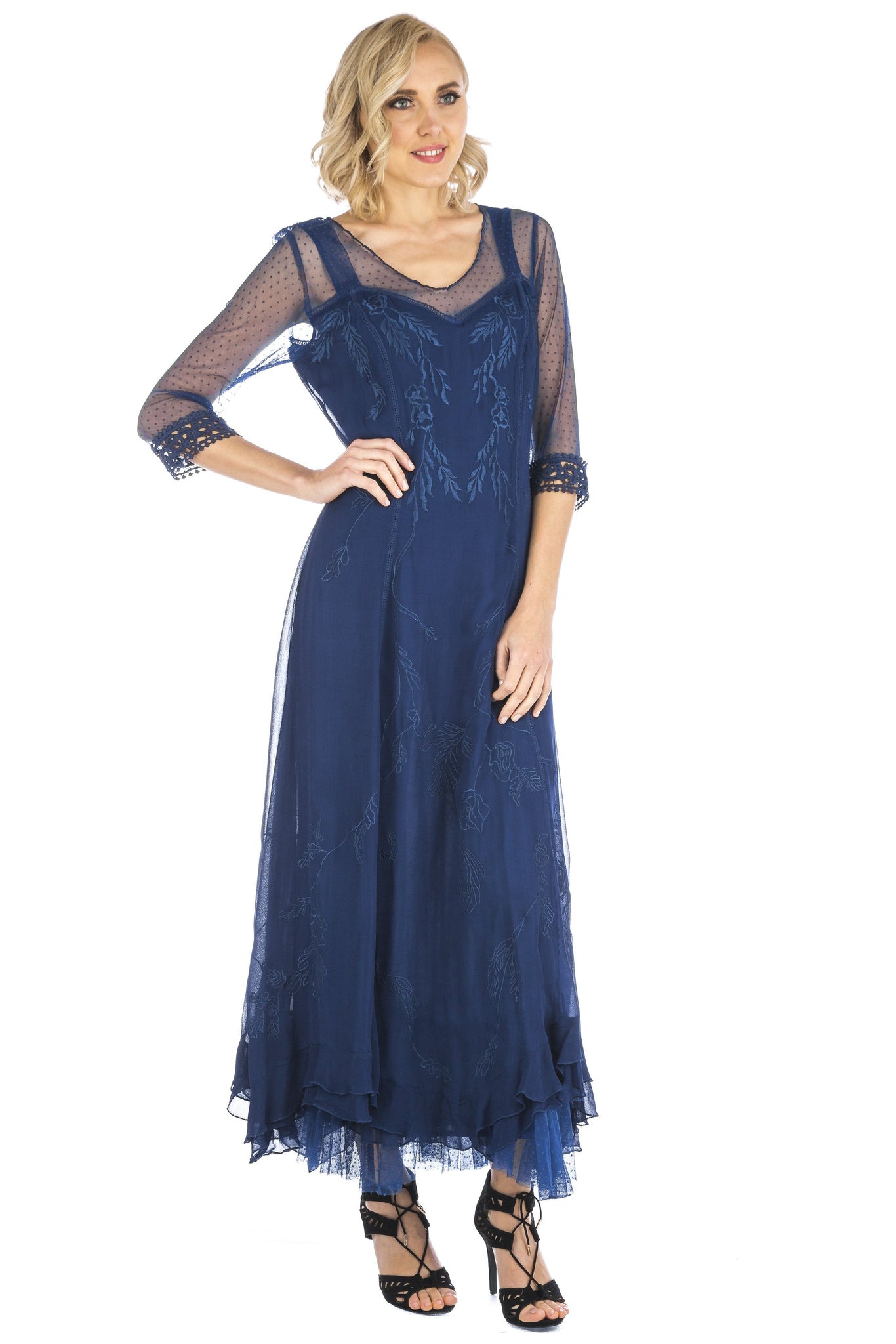 True Romance by Nataya Celine CL-068 Royal Blue Gown – Natayarack