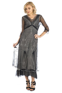 Nataya Sophia CL-509 Black/Silver Dress